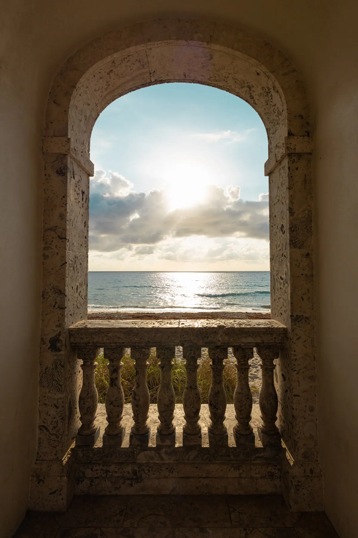 Golden hour magic over the Atlantic Just a short drive from your front door to the sand.
